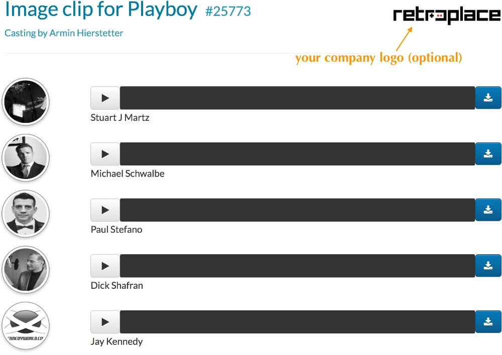 Dzięki liście najważniejszych łatwo udostępnisz najlepszych kandydatów z castingu